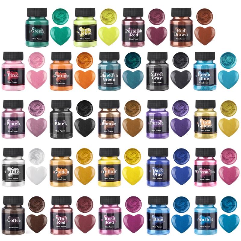 Candle Dye Chip - エポキシ樹脂充填剤,50ml,ビーズの香り,エポキシ樹脂,ジュエリー作り,工芸品,マニキュアアート