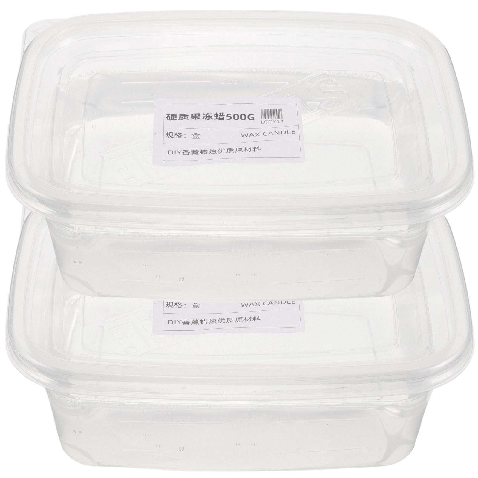 Candle Making Activity - キャンドル作り用クリアジェルワックス 1kg/2.2lb 透明ジェルワックス 高密度素材 DIY手作り香り付きキャンドルカップ用品