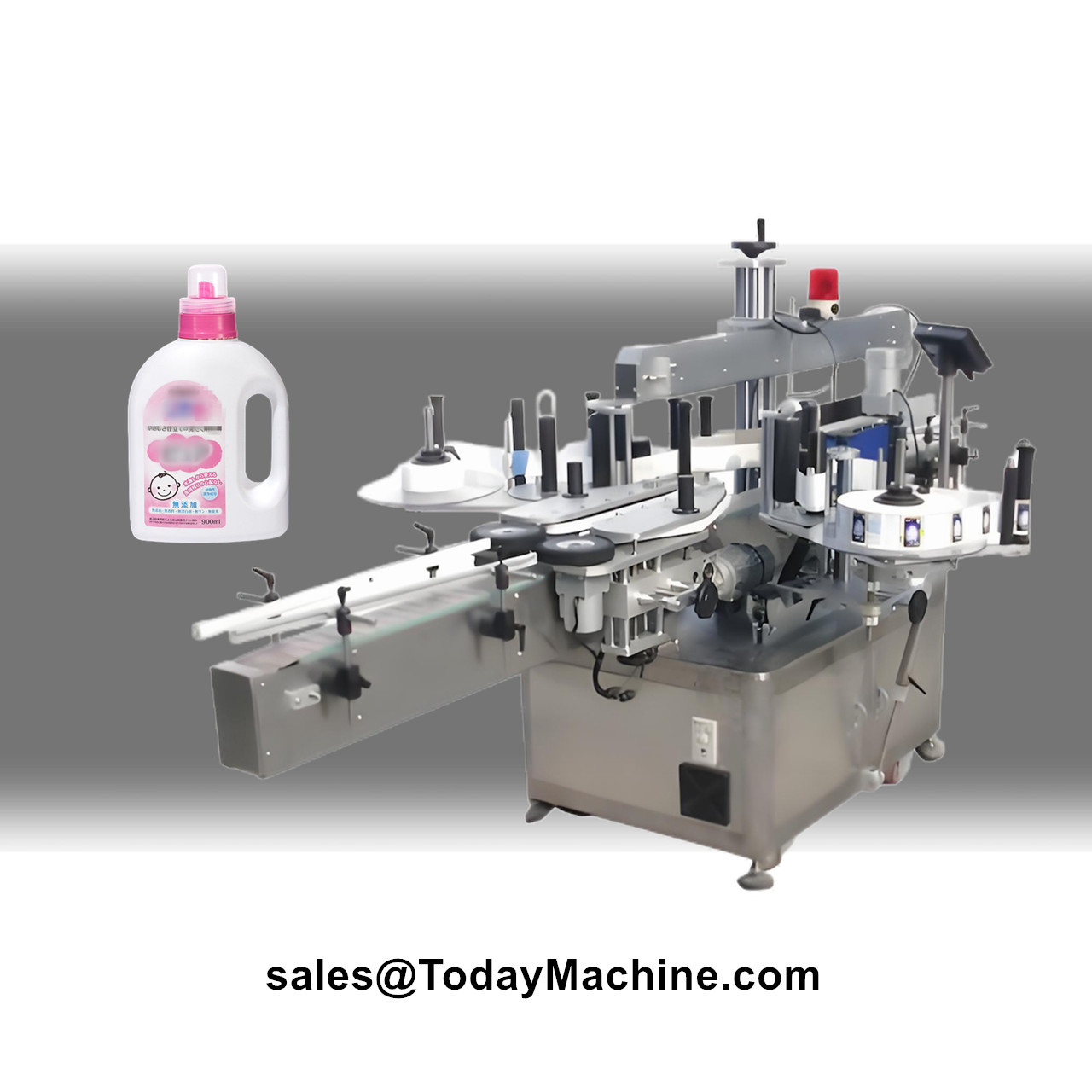 Label Sticker Round - 自動水プラスチックボトルステッカー丸型ボトルラベリングマシン（日付印刷付き）