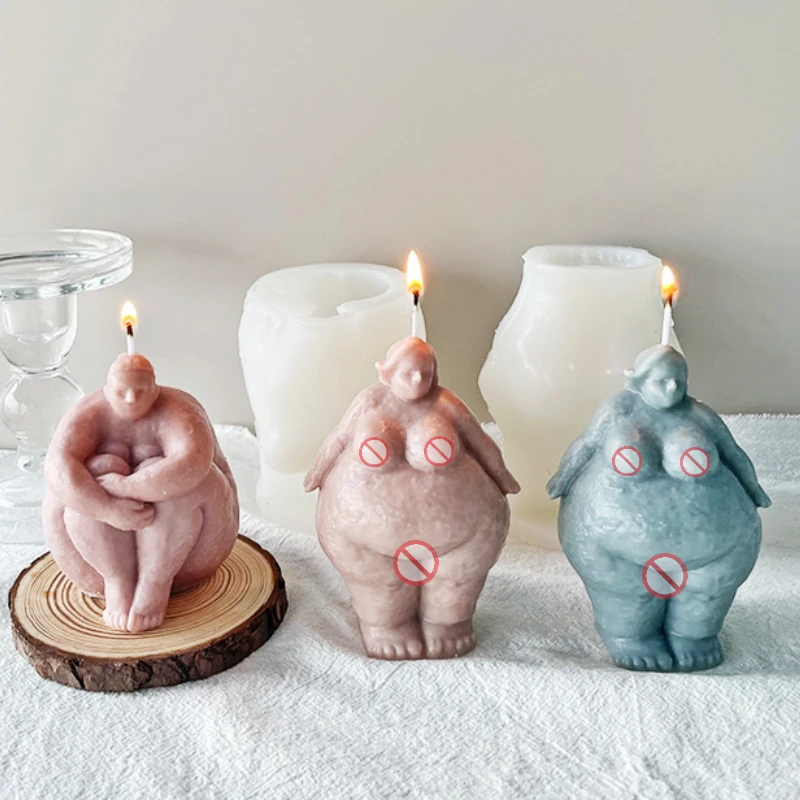 女性のための抽象的な圧力キャンドル,大きな石鹸,エポキシ,手 - Candle Making Fat のレビューと価格