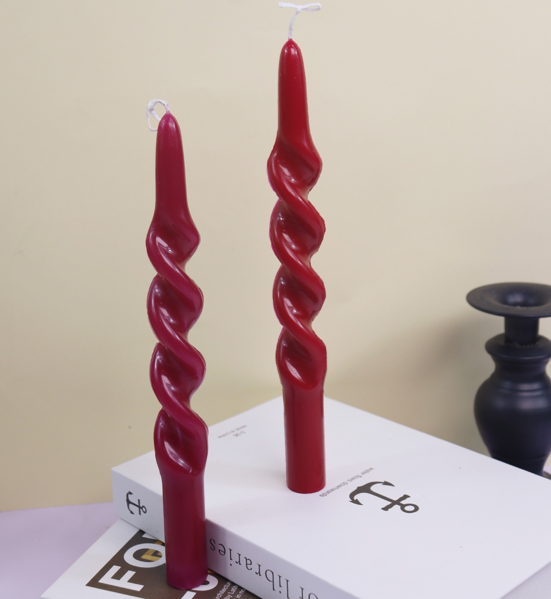 ツイストストライプコラムアクリルキャンドルモールド簡単脱型ス - Candle Making Supplies Wholesale のレビューと価格