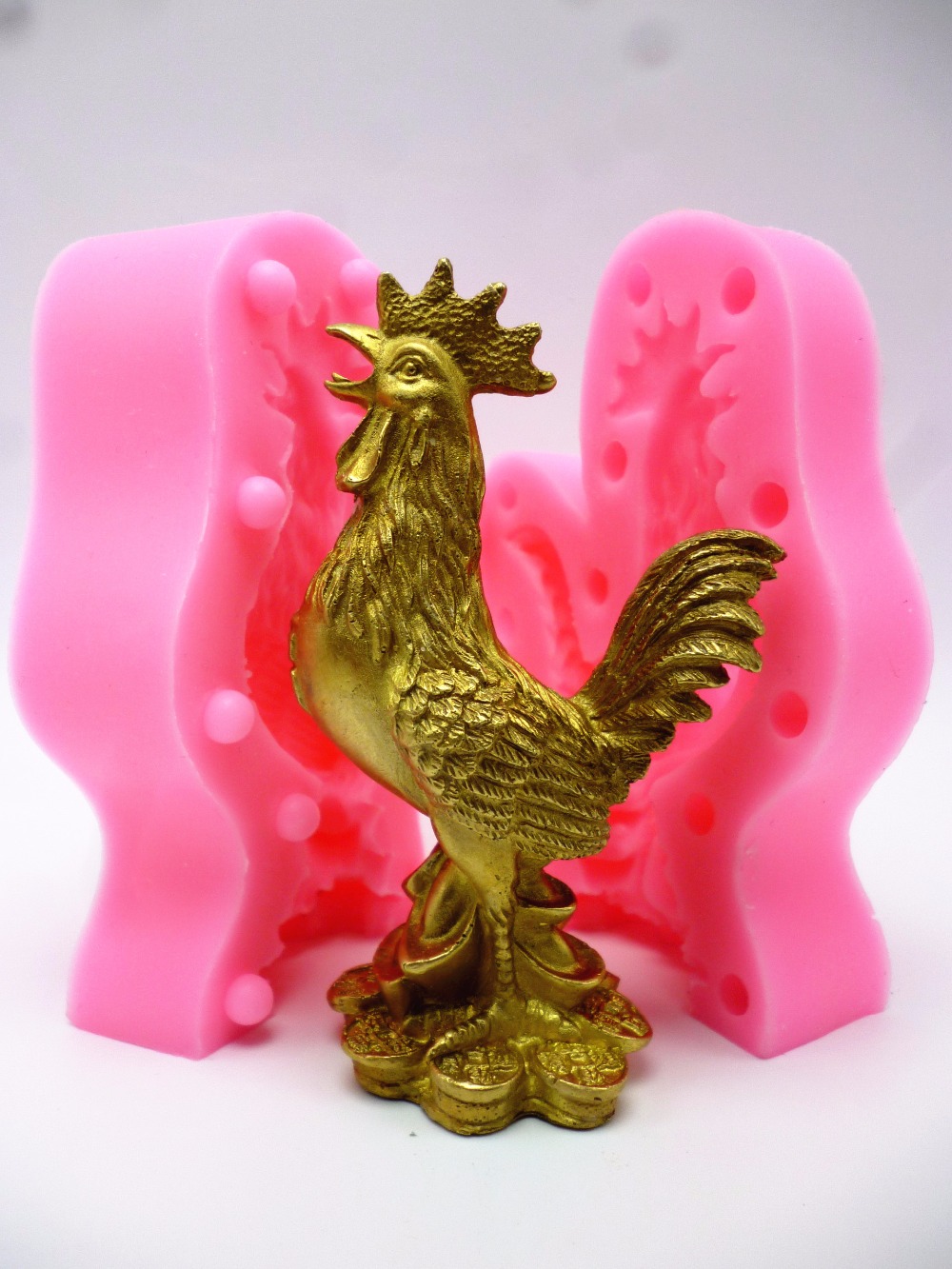 シリコーン型大型 3D オンドリ柔軟なシリコーン DIY 手 - Candle Making Supplies Wholesale のレビューと価格
