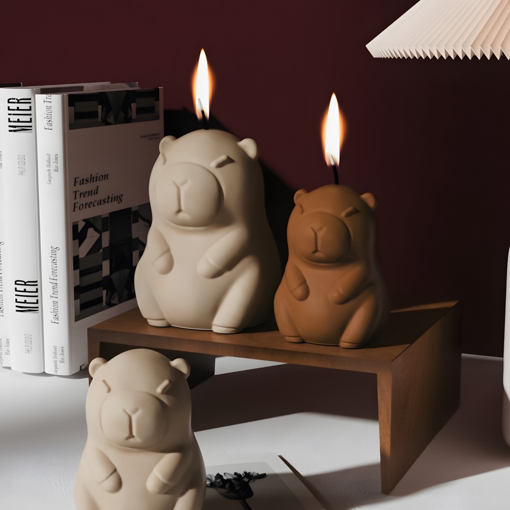 立ちカピバラ香りキャンドルシリコーン型 3D 動物樹脂石膏作 - Candle Making Activity のレビューと価格