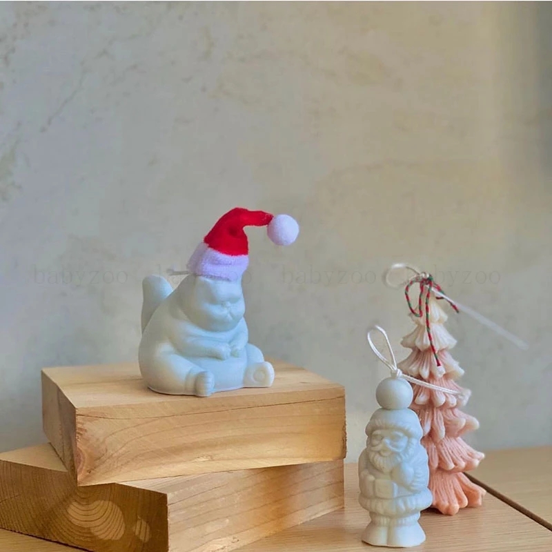 太った猫のキャンドル型 シリコン製 キャンドル作り DIY  - Candle Making Fat のレビューと価格