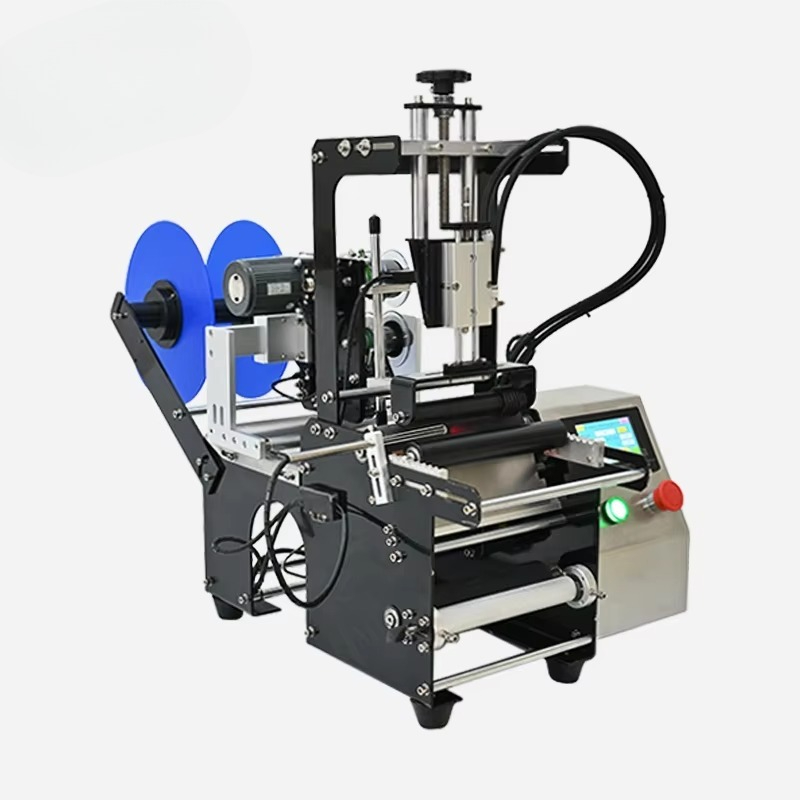ワイン缶、瓶、粘着ラベル、丸型ボトル用ラベリングマシン、小型 - Label Sticker Round のレビューと価格