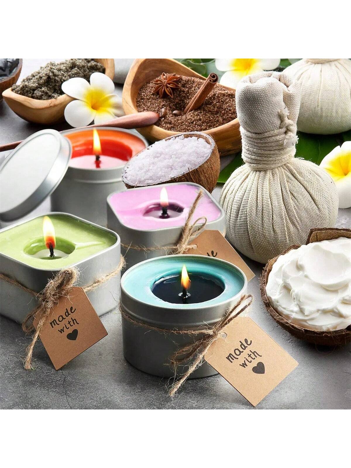 500g/1kg 純粋大豆ワックス パラフィン素材 プレソイ - Candle Making Activity のレビューと価格