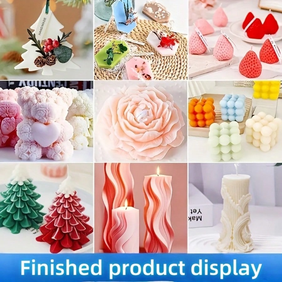 34色/16色/12色/6色キャンドルカラー顔料セット（1g - Candle Dye Chip のレビューと価格