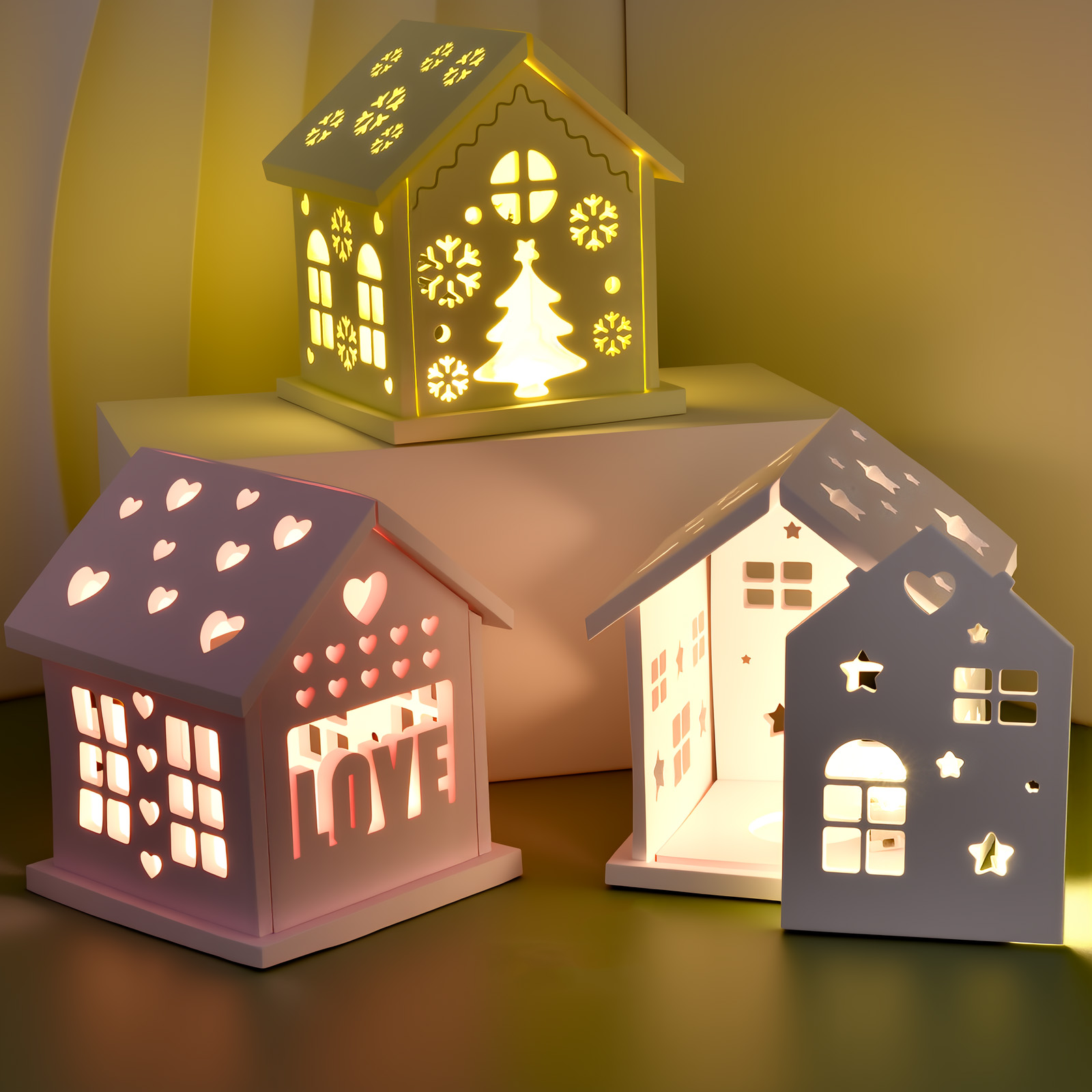 3Dハウスシリコンモールド DIY クリスマスツリー ラブス - Candle Making Ideas のレビューと価格
