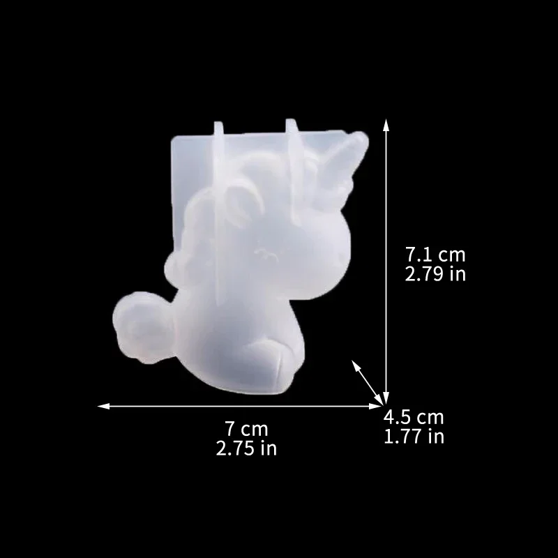 3D 幾何学的なシリコーンユニコーン猫鹿クマ型ソープキャンド - Candle Making Ideas のレビューと価格