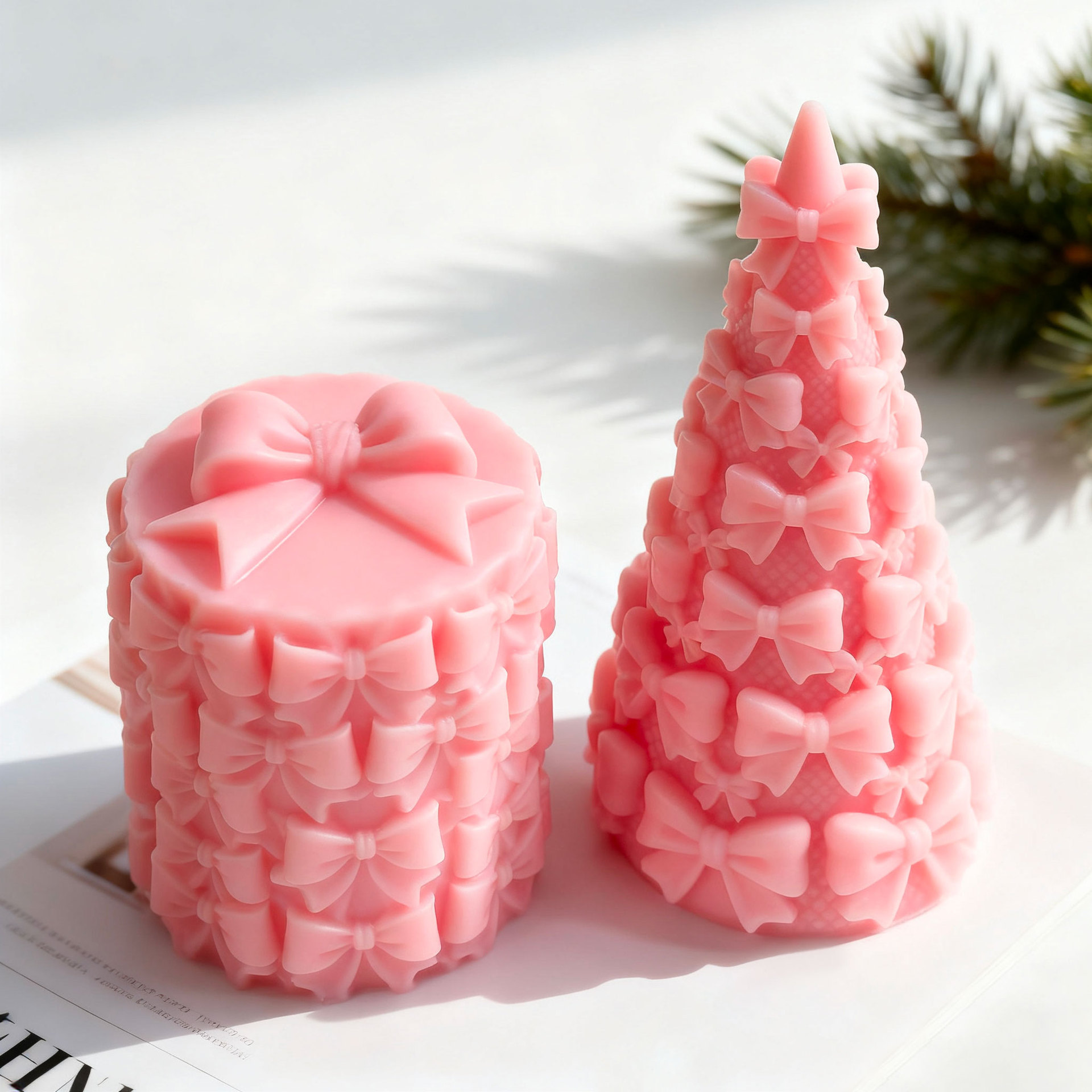 3D 蝶ネクタイ クリスマスツリー ギフトボックス シリコー - Candle Making Party のレビューと価格