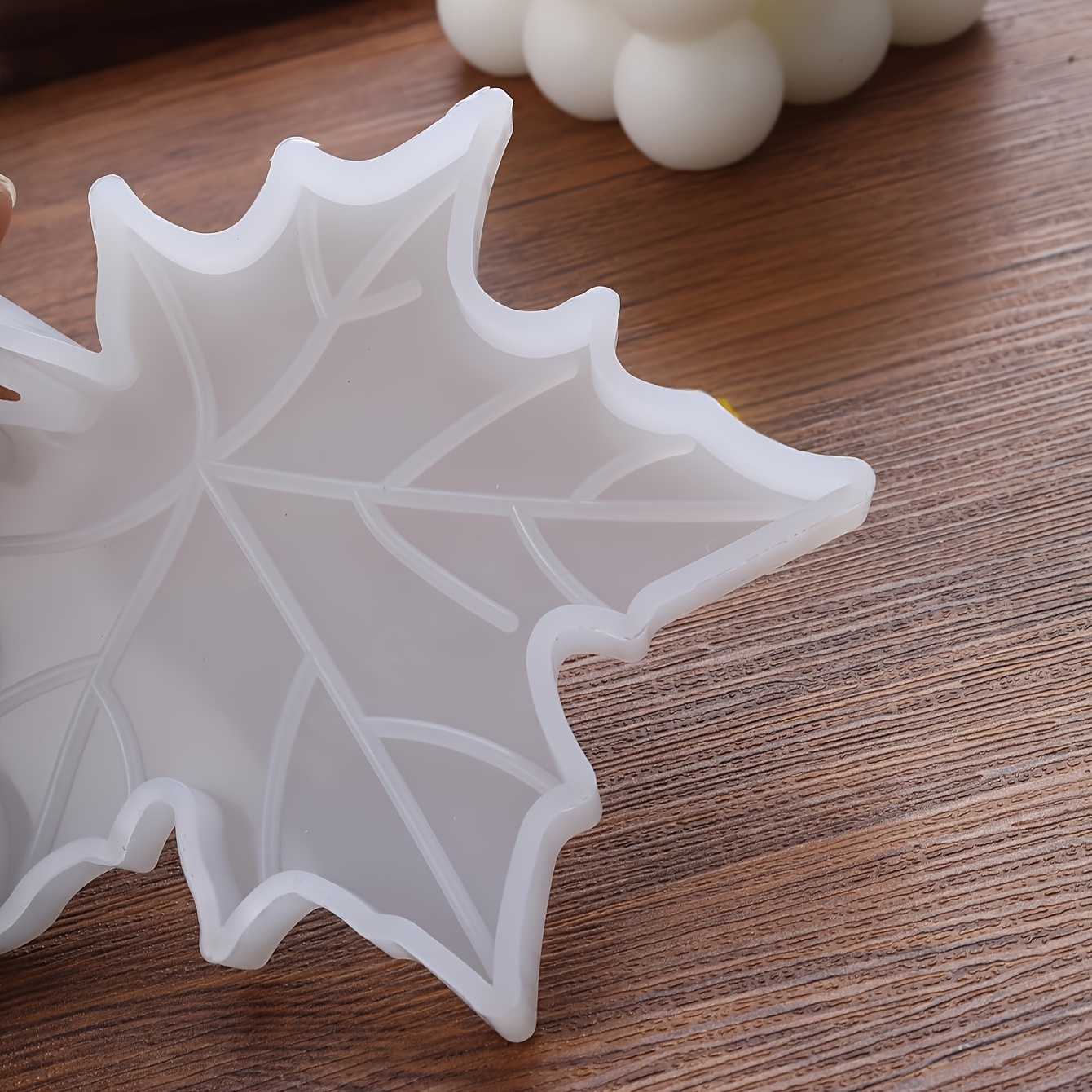 1PC カエデの葉の形をしたシリコンモールド、DIY 石鹸、 - Candle Making Activity のレビューと価格