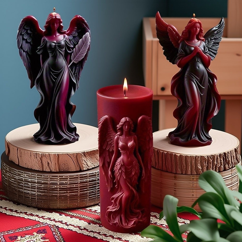 新しいシリコン製アロマキャンドルモールド 3Dゴシックスタイ - Candle Making Supplies Wholesale のレビューと価格