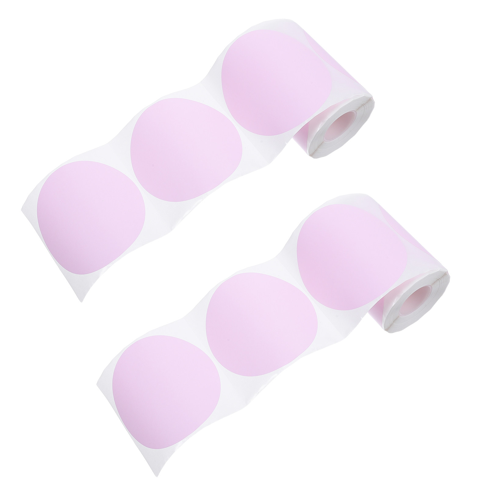 2ロール丸型サーマルラベル 防水自己粘着円形ステッカー オフ - Label Sticker Round のレビューと価格