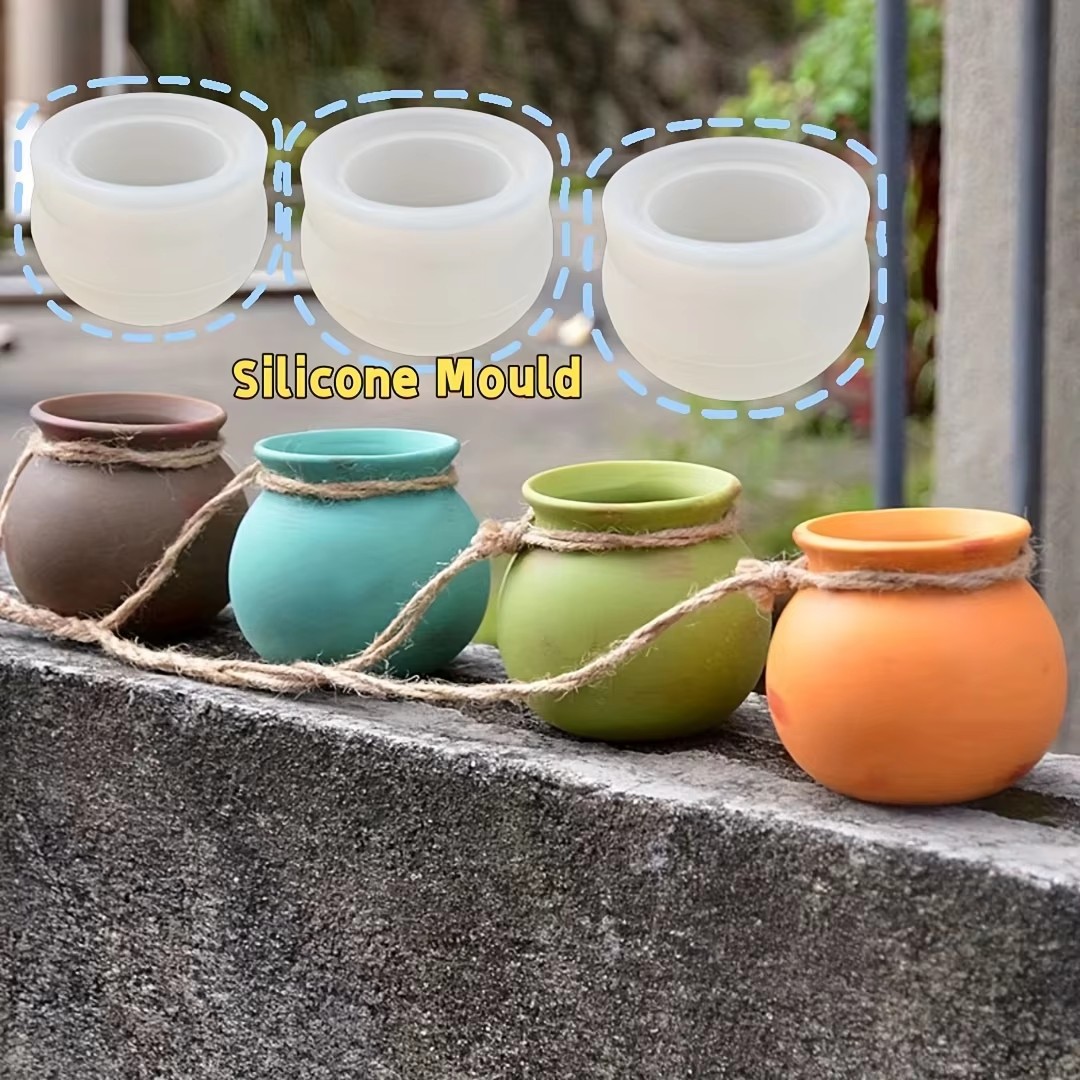 シリコンフラワーポット型、樹脂型、エポキシ型、香り付きキャン - Candle Making Jug のレビューと価格
