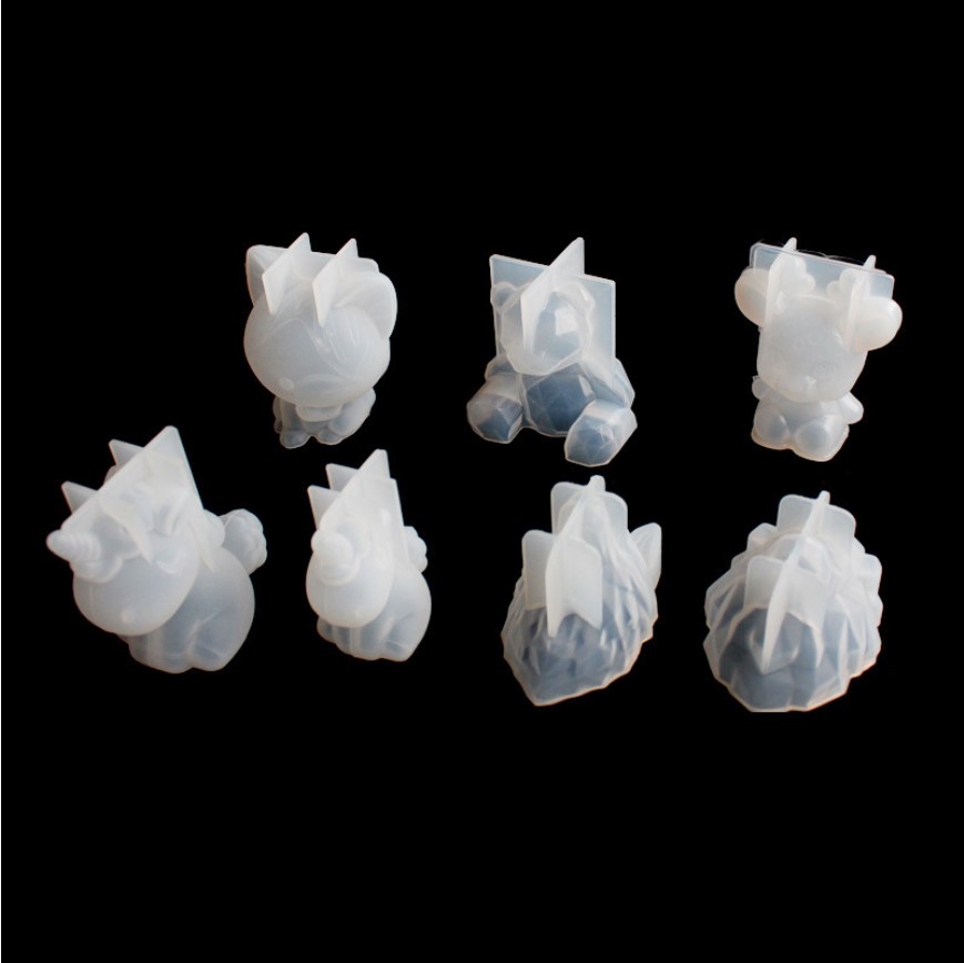 透明ユニコーンシリコーンエポキシ樹脂金型ジオメトリクマウサギ - Candle Making Ideas のレビューと価格