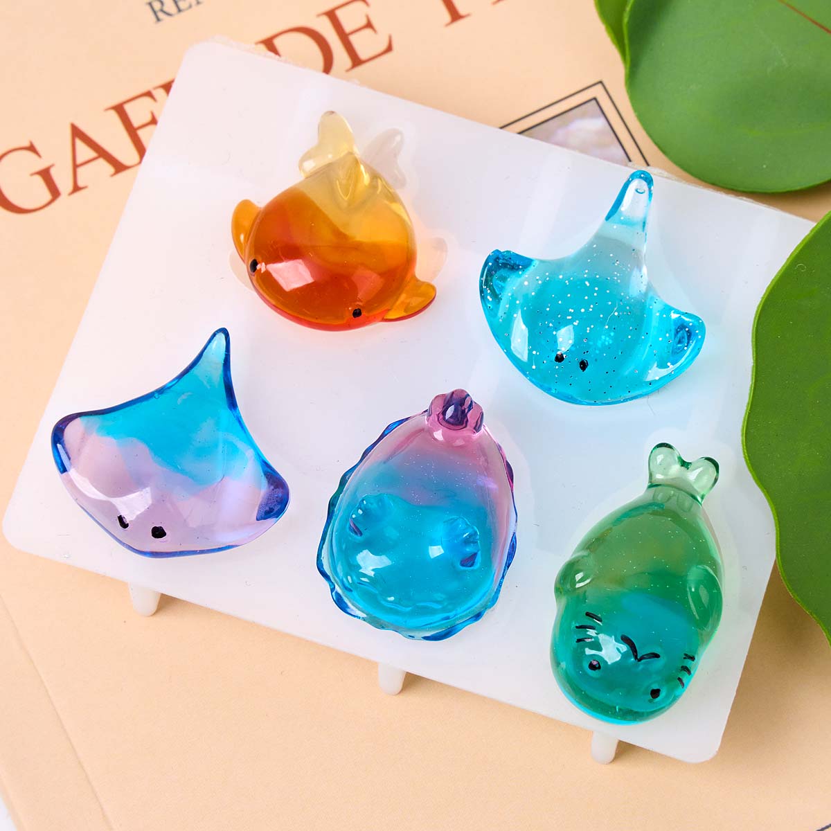 3Dヒーリング可愛いマンタ鯨シリコンモールドDIYキーホルダ - Candle Making Ideas のレビューと価格
