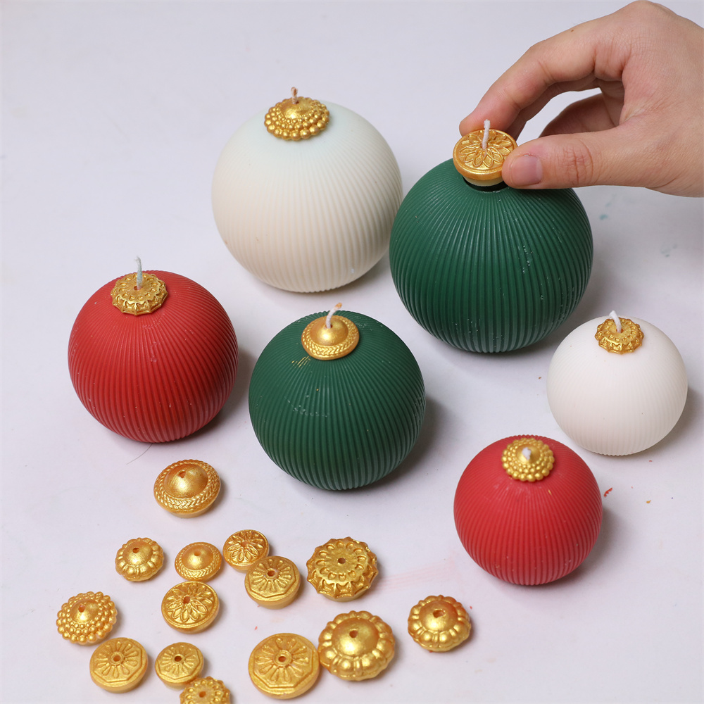 ニコールクリスマスボールキャンドルシリコーン型 DIY 香り - Candle Making Ideas のレビューと価格