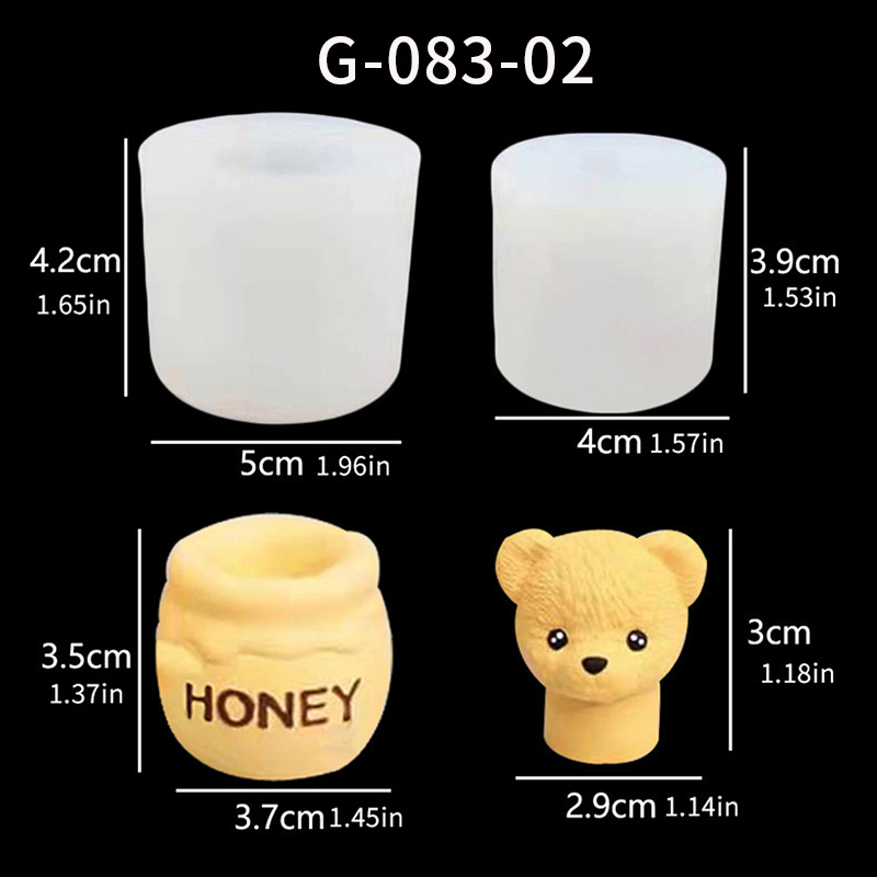 1個、テディベアアロマセラピーキャンドル、愚かなクマ型、手作 - Candle Making Jug のレビューと価格