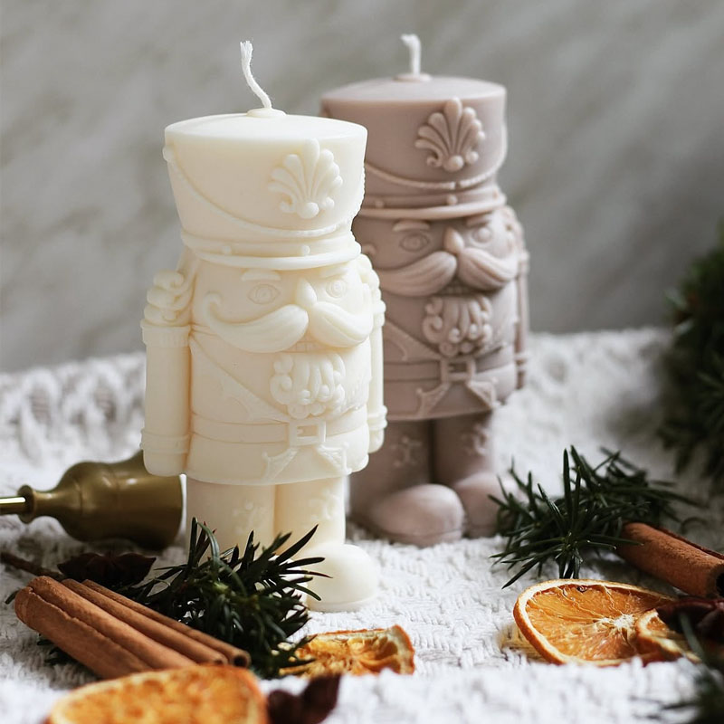 くるみ割り人形兵士キャンドル型 DIY クルミ兵士シリコン型 - Candle Making Fat のレビューと価格