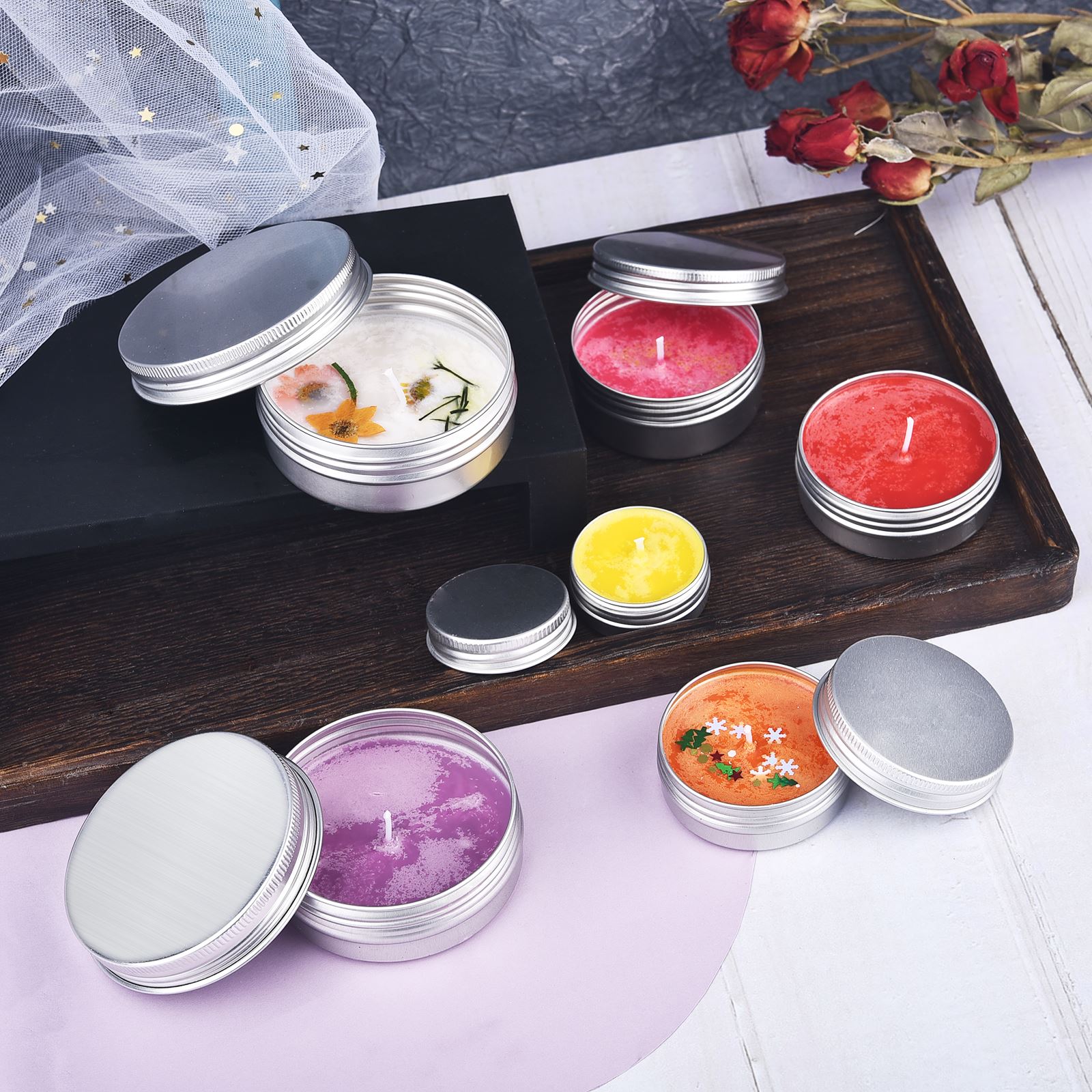 2グラム染料の色のワックスキャンドルワックス染料最適色キャン - Candle Dye Chip のレビューと価格