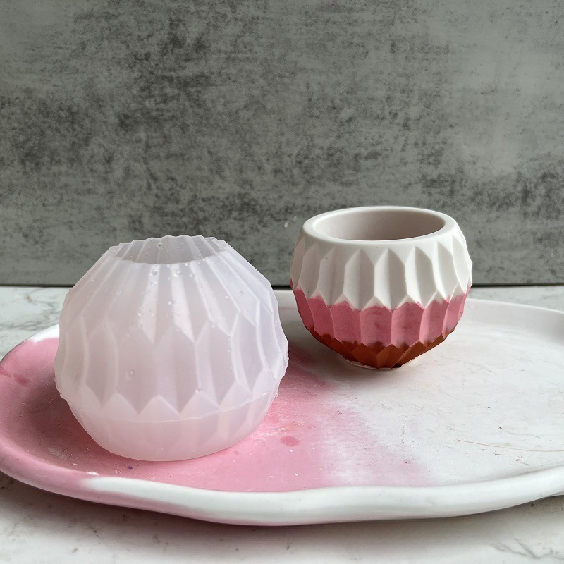 小さな丸い肉プランターシリコーン型ポット手作りジュエリー収納 - Candle Making Jug のレビューと価格