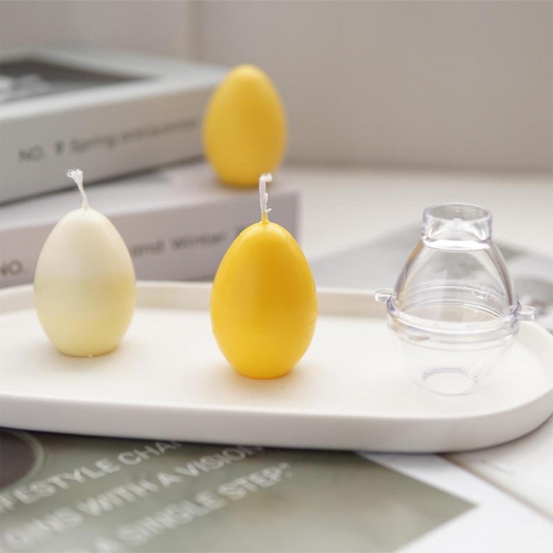 プラスチック製の卵形の3Dキャンドル型,イースターエッグ型, - Candle Making Supplies Wholesale のレビューと価格