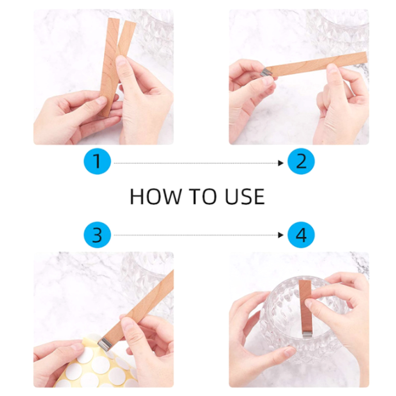 30 個の木製キャンドル芯キャンドル作成セット芯クリップベー - Candle Making Jug のレビューと価格