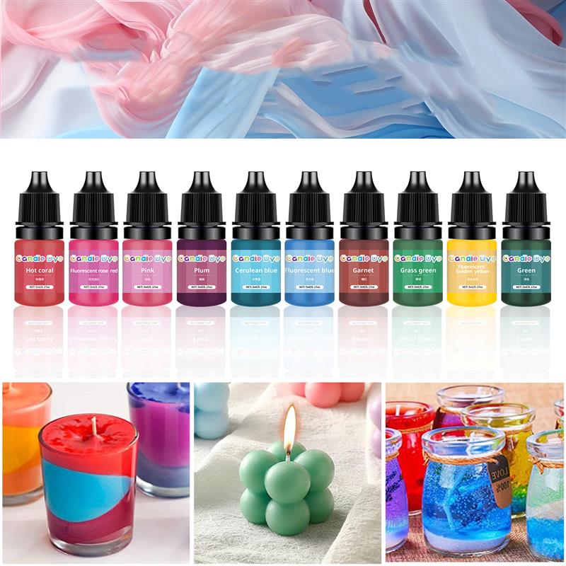 アロマセラピーキャンドル染料顔料、液体着色剤、DIYキャンド - Candle Dye Chip のレビューと価格