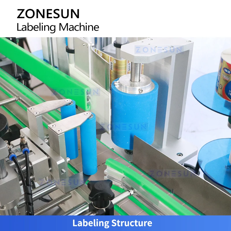 ZONESUN自動両面ラベリングマシン、丸型・平型・楕円型ボ - Label Sticker Round のレビューと価格