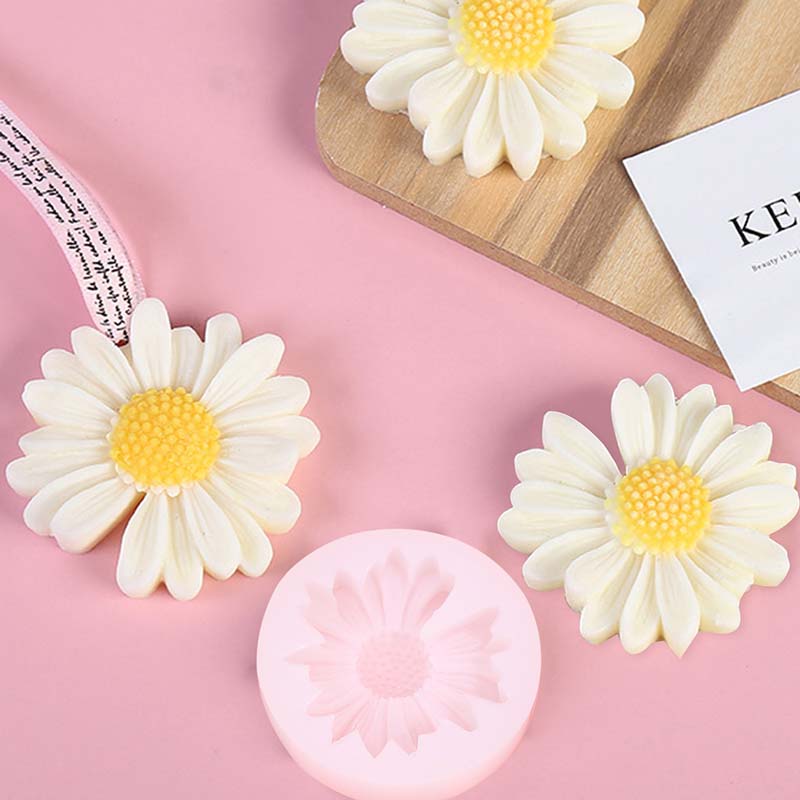 DIY キャンドルシリコーン型デイジーカモミールフラワーキャ - Candle Making Party のレビューと価格