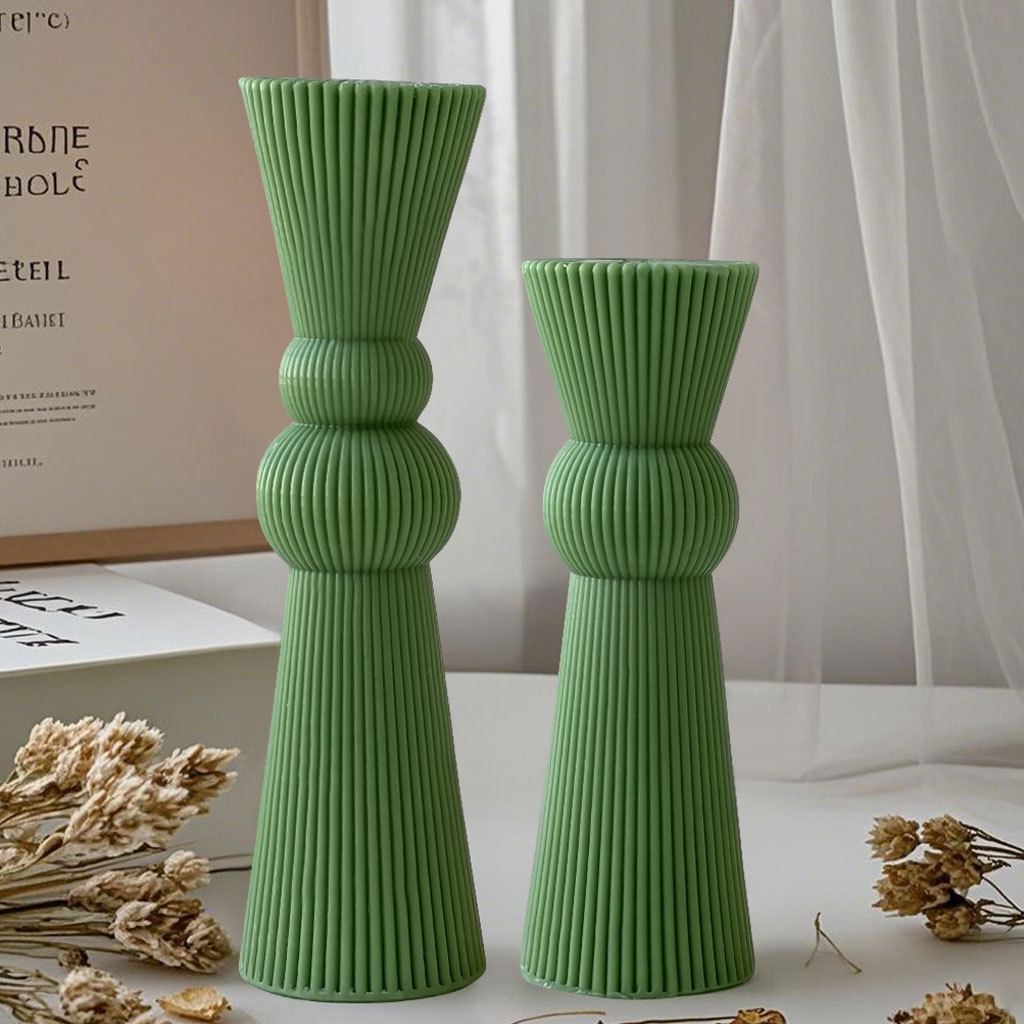 DIY ロングロッドストライプ柱キャンドルモールド手作りシリ - Candle Making Activity のレビューと価格