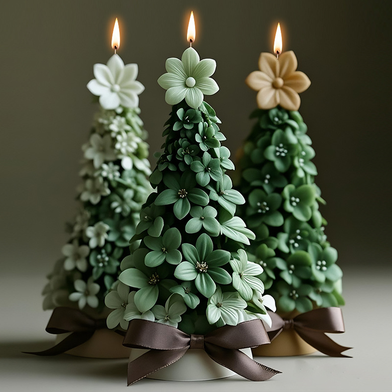 3D クリスマスツリーキャンドルシリコーン型 DIY クリス - Candle Making Party のレビューと価格