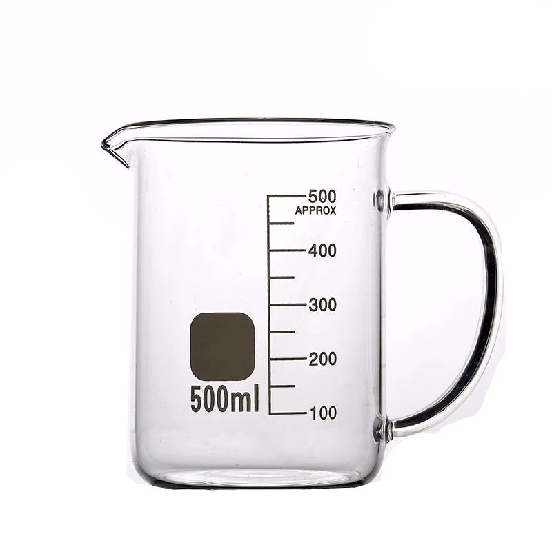 ハンドル付き透明ガラス計量カップ,耐熱ビーカー,調理器具,5 - Candle Making Jug のレビューと価格