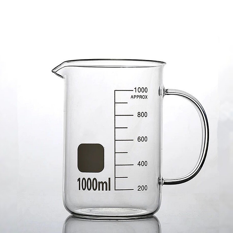 ハンドル付き透明ガラス計量カップ,耐熱ビーカー,調理器具,5 - Candle Making Jug のレビューと価格