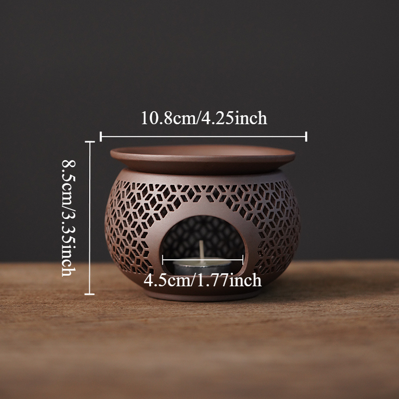 セラミック彫刻香炉屋内アロマディフューザーエッセンシャルオイ - Candle Making Jug のレビューと価格